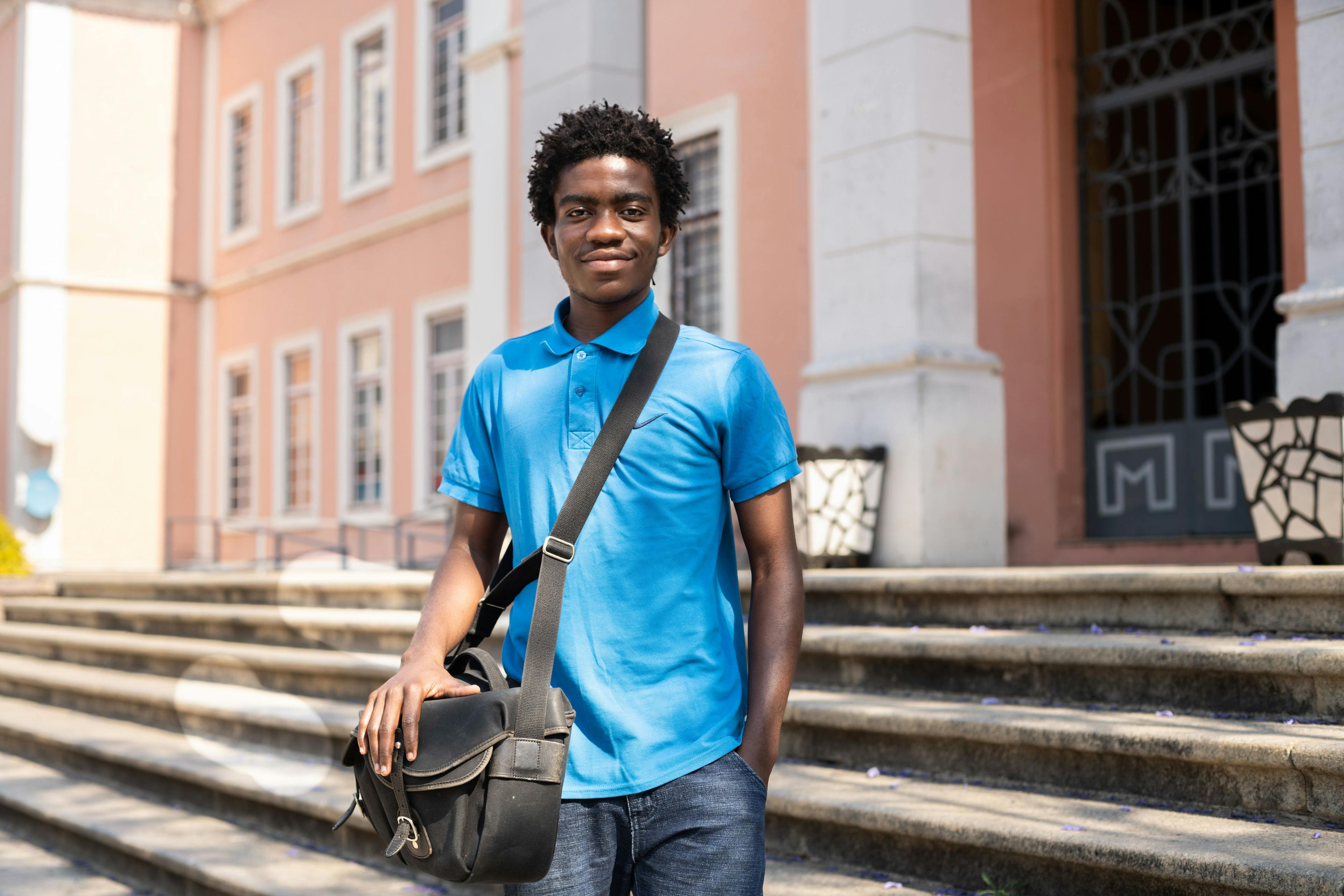 The gender gap: men have more options. Young, more educated men are likelier to migrate, and have greater choice in the matter. Women are less able to choose this option, even if they want to. Carlos Junior (20) could move from rural Angola to attend university here because he has his mother’s financial support.