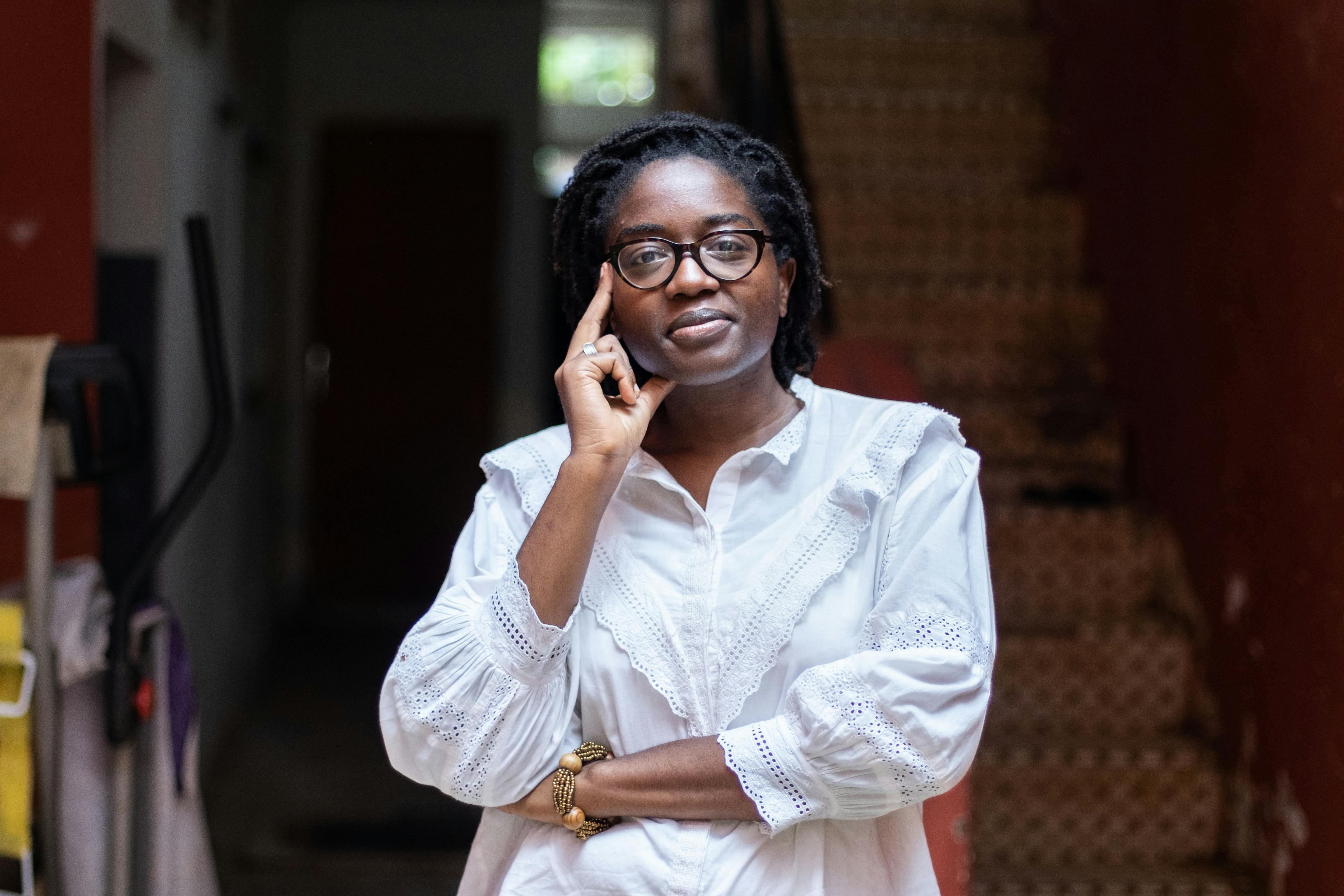 Raissa Njoya (34), aspirant art curator 