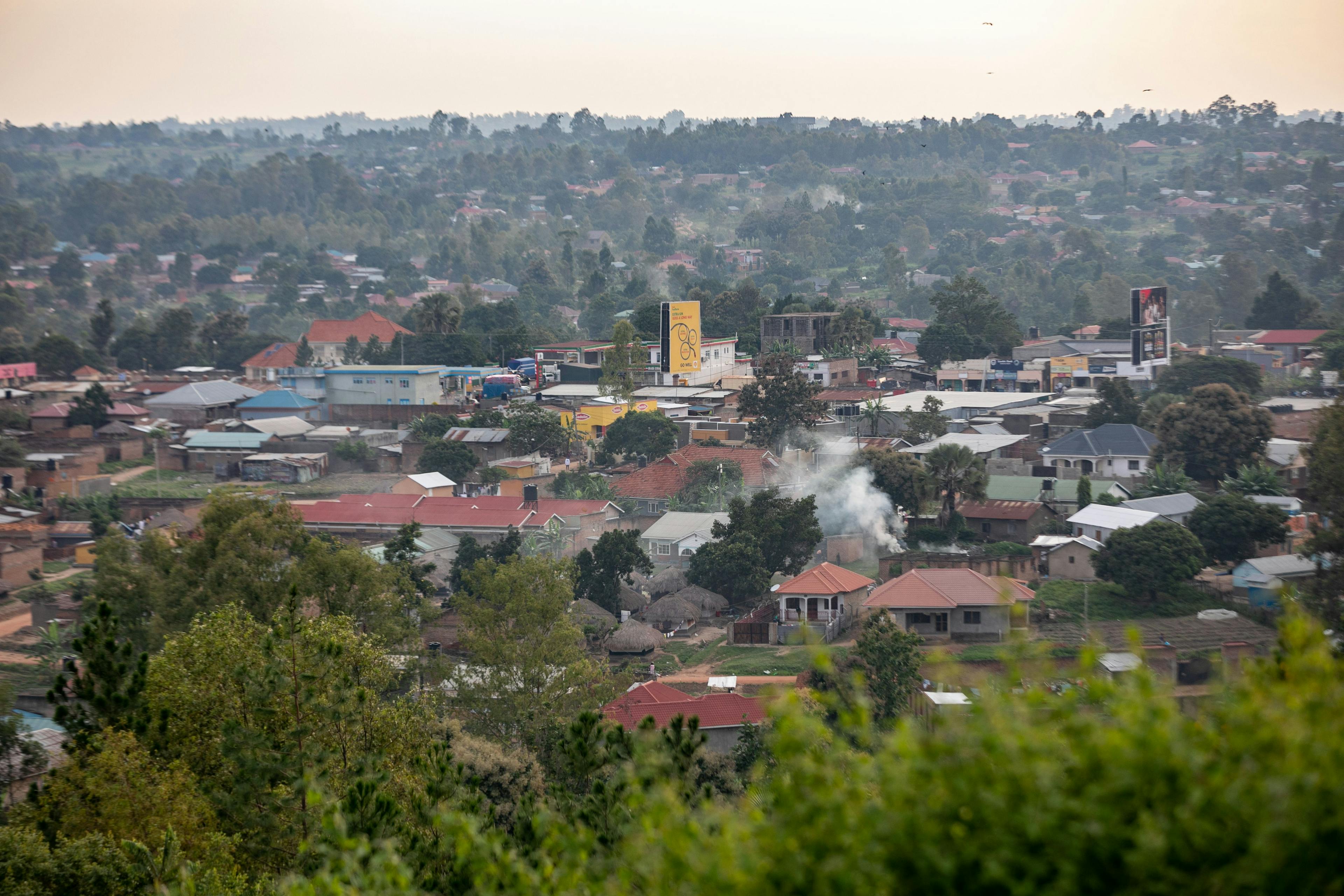 The city is close to Uganda’s borders with South Sudan and the Democratic Republic of Congo (DRC). It is one of many border communities on the continent that could see big population shifts as people move in response to climate impacts.